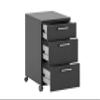 Möbelpartner Denver Mobile Drawer Unit, 145731, Anthracite, Approx. 41 x 49.6 x 60.1 cm view 3