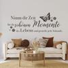 tjapalo pk228 Wall Decal “Take Time for the Beautiful Moments,” Lilac, W160 x H58 cm view 1
