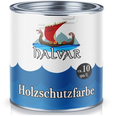 Halvar PU Glossy Wood Protection Paint, Agate Gray RAL 7038, 20 L