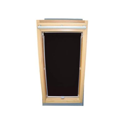 Blackout Roller Blind for VELUX Roof Windows, Type VL Y/VU Y/VKU, Y99, Black, with Retaining Claws