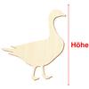 Wooden Goose for Crafts and Decor, 3–50 cm, 24 cm, Pack of 10 view 3