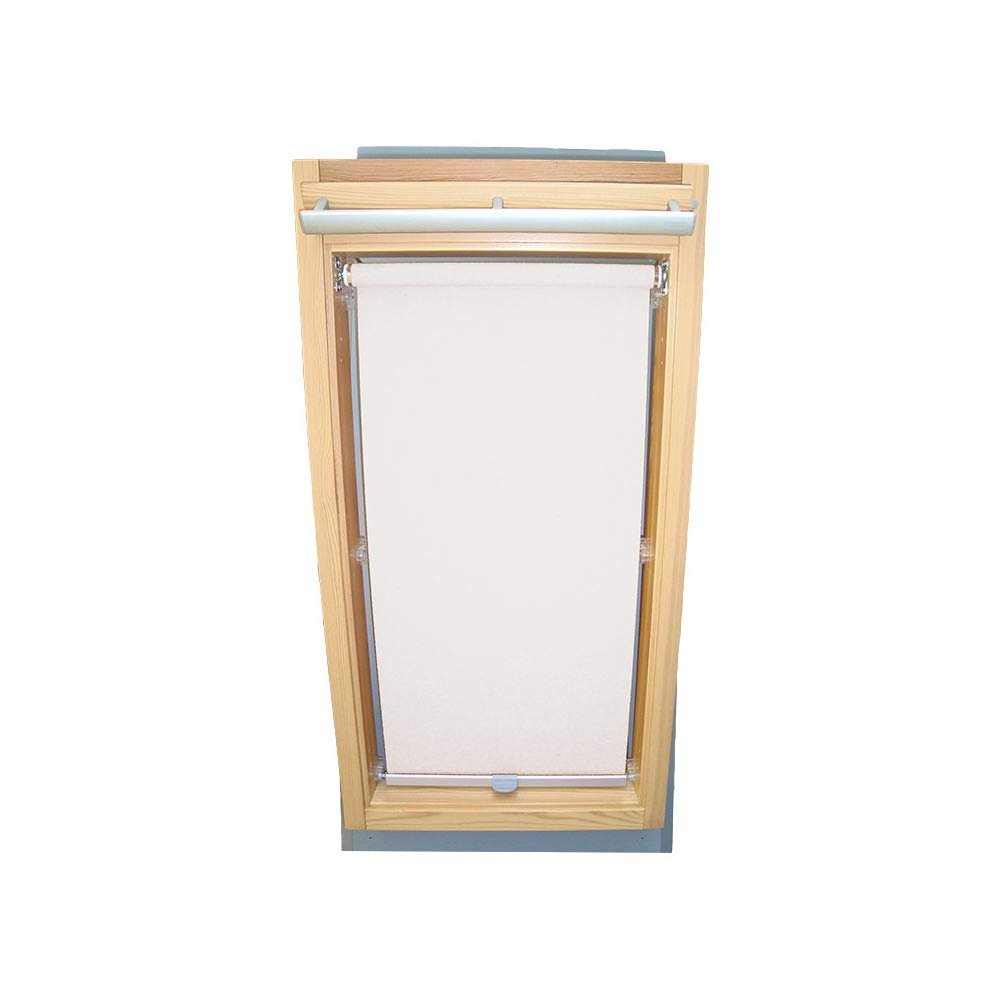 Blackout Blind for VELUX Roof Windows, GGL/GPL, 304 or M04, White, with Retaining Clips