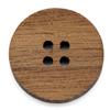 NaturSchatulle Natural Walnut Wood Buttons, 25 mm, 4-Hole, 25-Pack view 1