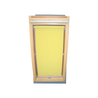 Blackout blind for VELUX roof windows GGU/GPU, P08, yellow, with retaining hooks