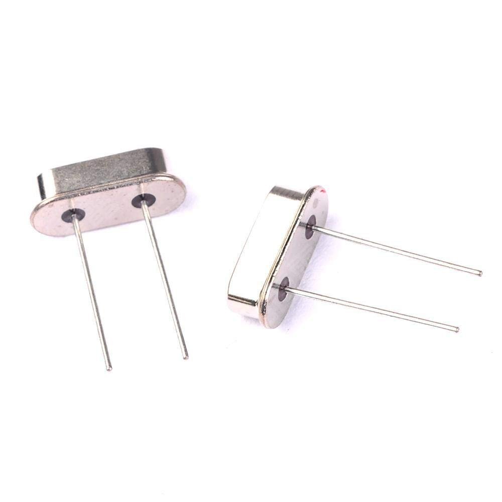NO LOGO LSB Oscillators, 25-Piece 3.579545 MHz 4 MHz 8 MHz 11.0592 MHz 12 MHz Quartz Oscillator HC-49S