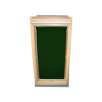 VELUX Skylight Privacy Blind, Type 107 I, Dark Green, with Mounting Claws
