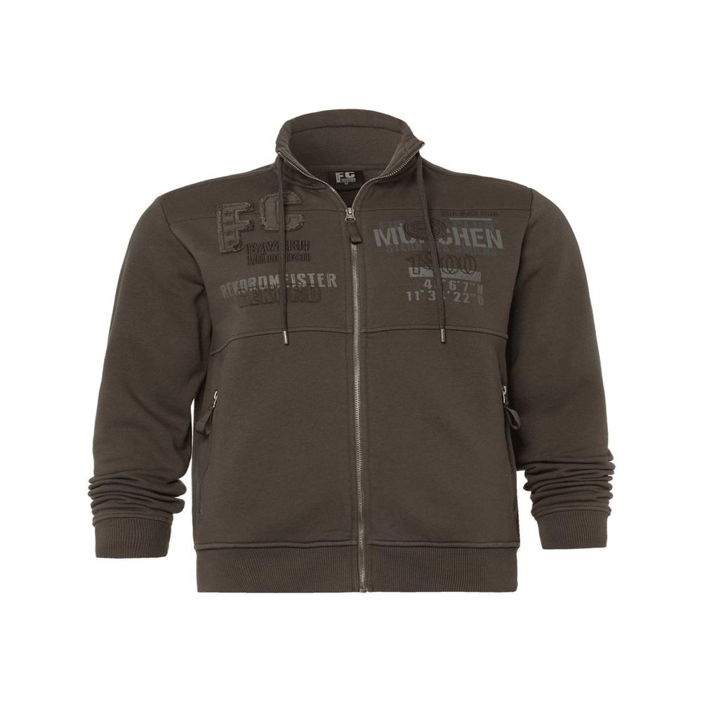 FC Bayern Munich Record Champion Sweat Jacket, Gray, S