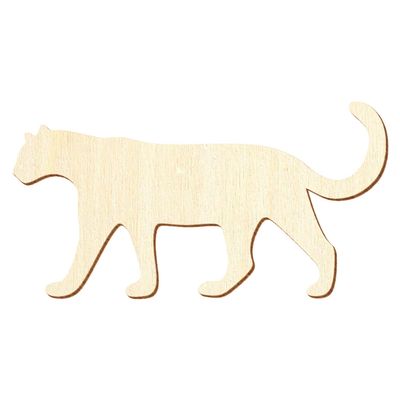 Wooden Leopard Craft Decoration, 3–50 cm, 45 cm, Pack of 100