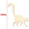 Wooden Lemur – Craft Decoration, 3–50 cm, Size: 11 cm, Pack of 25 view 3