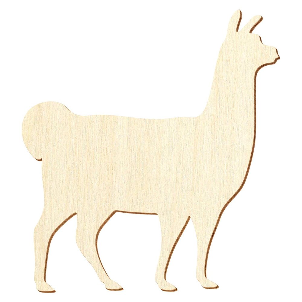 Wooden Llama for Crafts and Décor, 3–50 cm, Size: 27 cm, Pack of 50