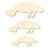 Wooden Manatee for Crafts and Décor, 3–50 cm, Height 7 cm, Pack of 25 view 2