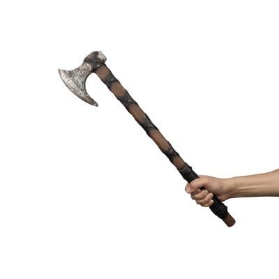 LOOYAR PU Foam Viking Medieval Hand Axe Toy for Adults, Berserker Costume Accessory for Halloween, Cosplay, LARP