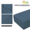 Easy-Going Stretch Ottoman Cover, Rectangular, XX-Large, Bluestone view 4