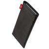 fitBAG Beat Black Phone Pouch for Sony Xperia 10 II, Genuine Nappa Leather with Microfiber Lining view 2