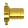 VARIOSAN Hose Union Fitting 14320, 1" Female Thread x 1" Hose Barb, Brass, 2-Piece, Flat Gasket view 2