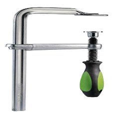 VIRIDIS All-Steel Bar Clamp with 3-Component Handle (160 x 80 mm)
