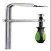 VIRIDIS All-Steel Bar Clamp with 3-Component Handle (160 x 80 mm) view 1