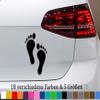 Generic Feet Sticker, Contour-Cut, Cheese Foot, Baby Foot, Big Foot, Funny, 18 Colors, 40-Violet, 8 x 6 cm view 3