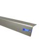 Gastro-Blechdesign Brushed Aluminum Angle Profile, 500 mm, 70 x 70 mm, 1.5 mm Thick view 1