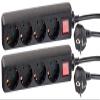revolt 2-Pack 4-Outlet Power Strip with Illuminated Power Switch view 1