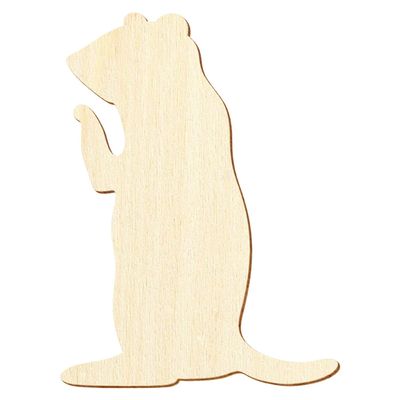 Wooden Prairie Dog Craft Decoration, 3–50 cm, Size: 17 cm, Pack of 25
