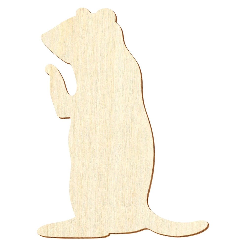 Wooden Prairie Dog Craft Decoration, 3–50 cm, Size: 17 cm, Pack of 25