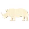 Wooden Rhinoceros – Craft Decoration 3–50 cm, Size: 49 cm, Pack of 10 view 1
