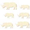 Wooden Rhinoceros – Craft Decoration 3–50 cm, Size: 49 cm, Pack of 10 view 2
