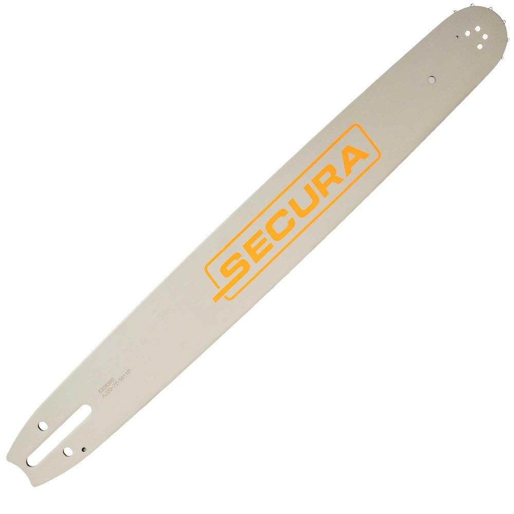 SECURA Guide Bar Compatible with Blitz B52 Chainsaw, 50 cm, 3/8 in, 72 Drive Links, 1.5 mm