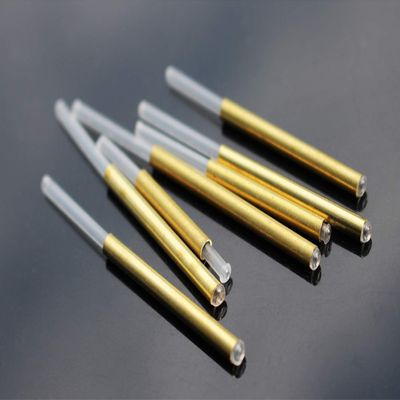 Tigofly 40-Piece 4-Size Tube Set, Gold Brass and Plastic Tubes for Fly Tying (S)