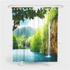 Chickw1 Waterproof Green Forest Shower Curtain, 180 x 200 cm view 2