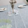 AMCER Indoor Cotton Linen Tablecloth 130 x 185 cm, Gray view 3