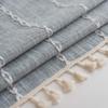 AMCER Indoor Cotton Linen Tablecloth 130 x 185 cm, Gray view 4