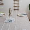 AMCER Outdoor Tablecloth 50 x 50 cm, Cotton-Linen, Washable, Wrinkle-, Heat- and Moisture-Resistant, Brown view 3