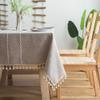 AMCER Tablecloth 60 x 140 cm, Brown, Washable and Heat-Resistant view 2