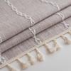 AMCER Tablecloth 100 x 245 cm, Decorative, Washable and Easy-Care, Brown view 4
