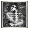 Homedecoration Paola Picture Frame 65 x 94 cm, Matte Silver, with 1 mm Anti-Glare Acrylic Glass view 1