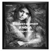 Homedecoration Paola Picture Frame 24 x 24 cm, Matte Black, 1 mm Anti-Reflective Acrylic Glass view 1