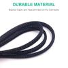 YieJoya 4-Pin PWM Fan Splitter Extension Cable, 1-to-4 Adapter, Black Braided Sleeve, 10 in, 1-Pack view 4