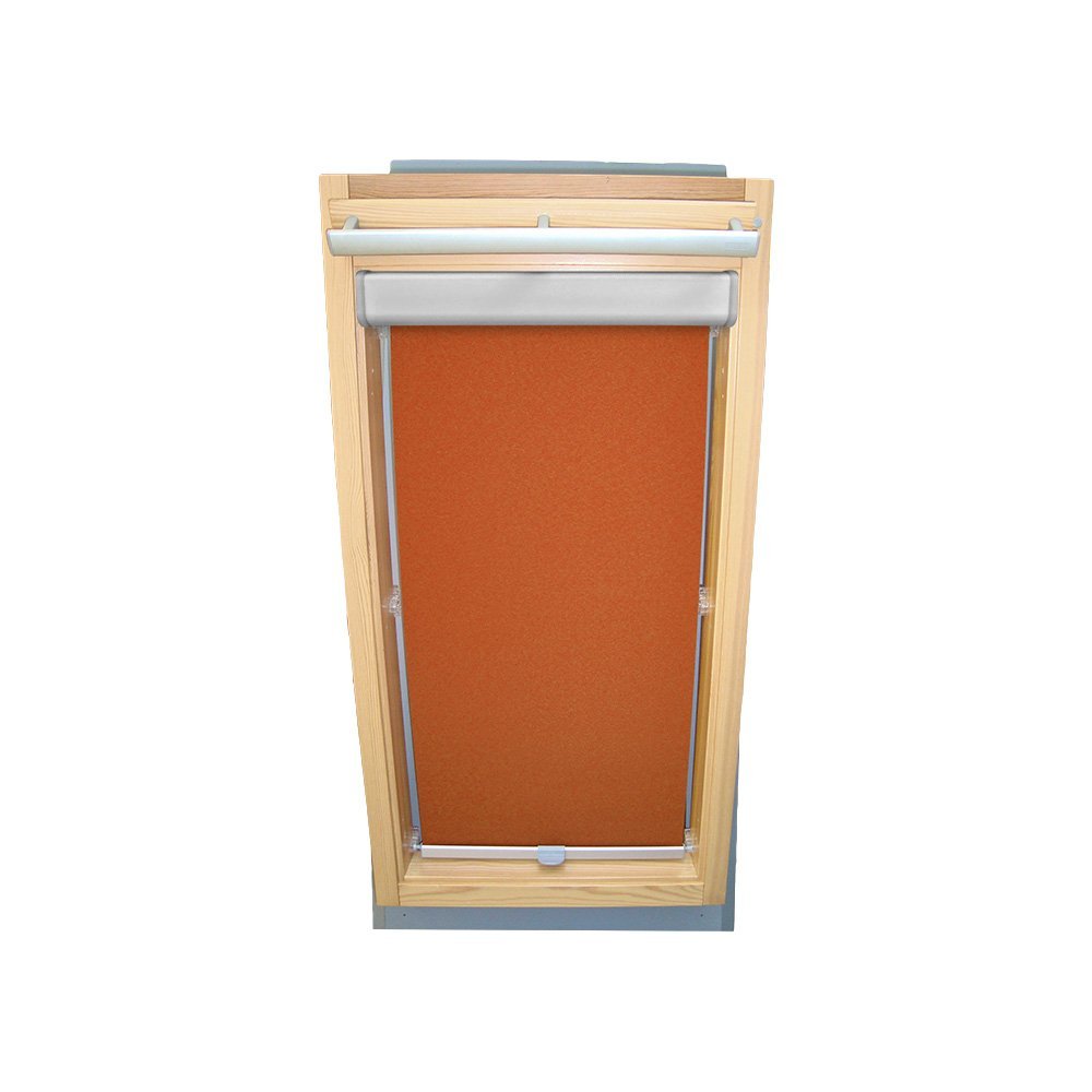 THERMO blackout blind for VELUX skylights, orange terracotta, type VL/VG/VX, 047 Type II