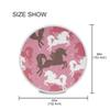 Mnsruu Round Tablecloth with Unicorn Pattern view 4