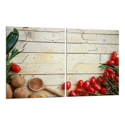 TMK Set of 2 Glass Stovetop Covers, 40 x 52 cm