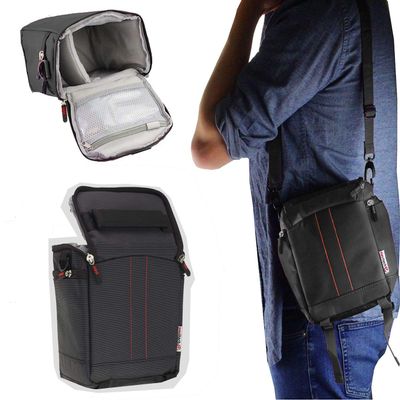 Navitech Black Camera Bag Compatible with Canon EOS 77D