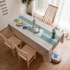 AMCER Tablecloth 80 x 95 cm, Washable, Heat- and Moisture-Resistant, Green view 1