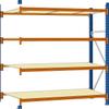 Regalwerk EMMA Wide-Span Shelving H Add-On Bay 2500 x 1500 x 1000 mm with Wood Decking, 650 kg Shelf Load, 4 Levels view 2