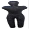 LISARO Throwing Dummy, Wrestling/Judo Dummy, Synthetic Leather, Black, 160 cm, Filled view 4