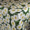 KEVKUS Oilcloth Tablecloth C140702, Daisies on Meadow, Oval 130 x 170 cm view 1