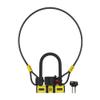 Auvray U-Lock Bike Lock 82 x 147 + Mount + Cable Ø 8 x 100, Adult, Unisex, Black, One Size view 1