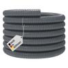 Gray PVC Exhaust Hose, Suction Spiral Flex Hose, Flame-Retardant (40 mm - 15 m) view 1