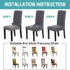 Odot Stretch Chair Covers, 1/4/6/10-Piece Set, Floral, 1 Piece view 4
